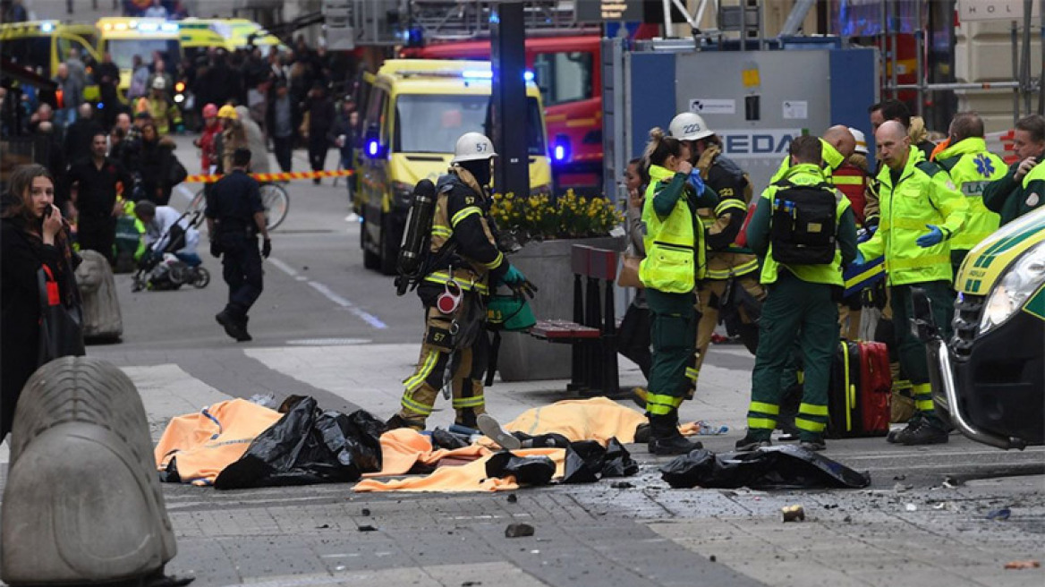 Στοκχόλμη: Συνελήφθη άνδρας που ανέλαβε την ευθύνη της επίθεσης-Αναζητούνται συνεργοί 